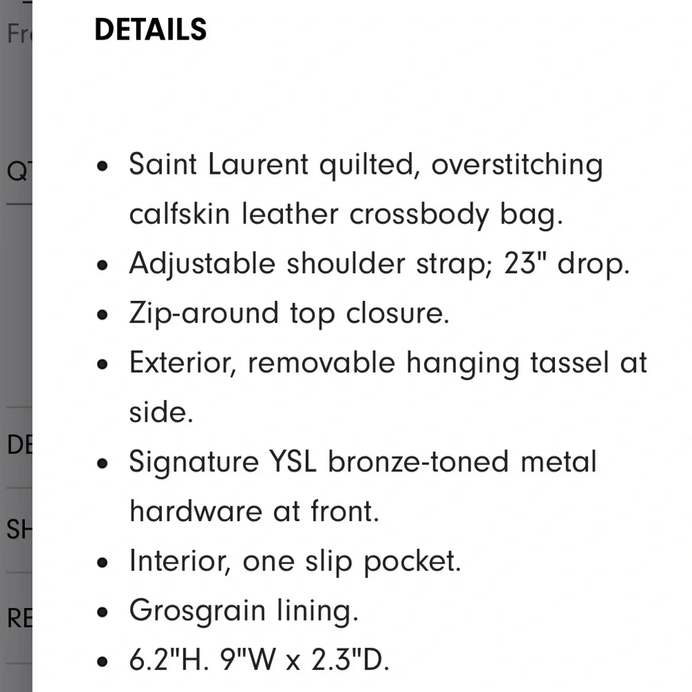 NEW SAINT LAURENT LOU CAMERA BAG - Picture 12 of 16